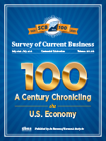 Survey of Current Business Centennial Commemorative Poster