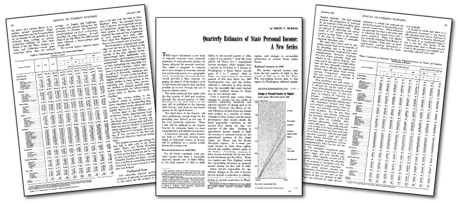 Image of the three pages of the 1966 article